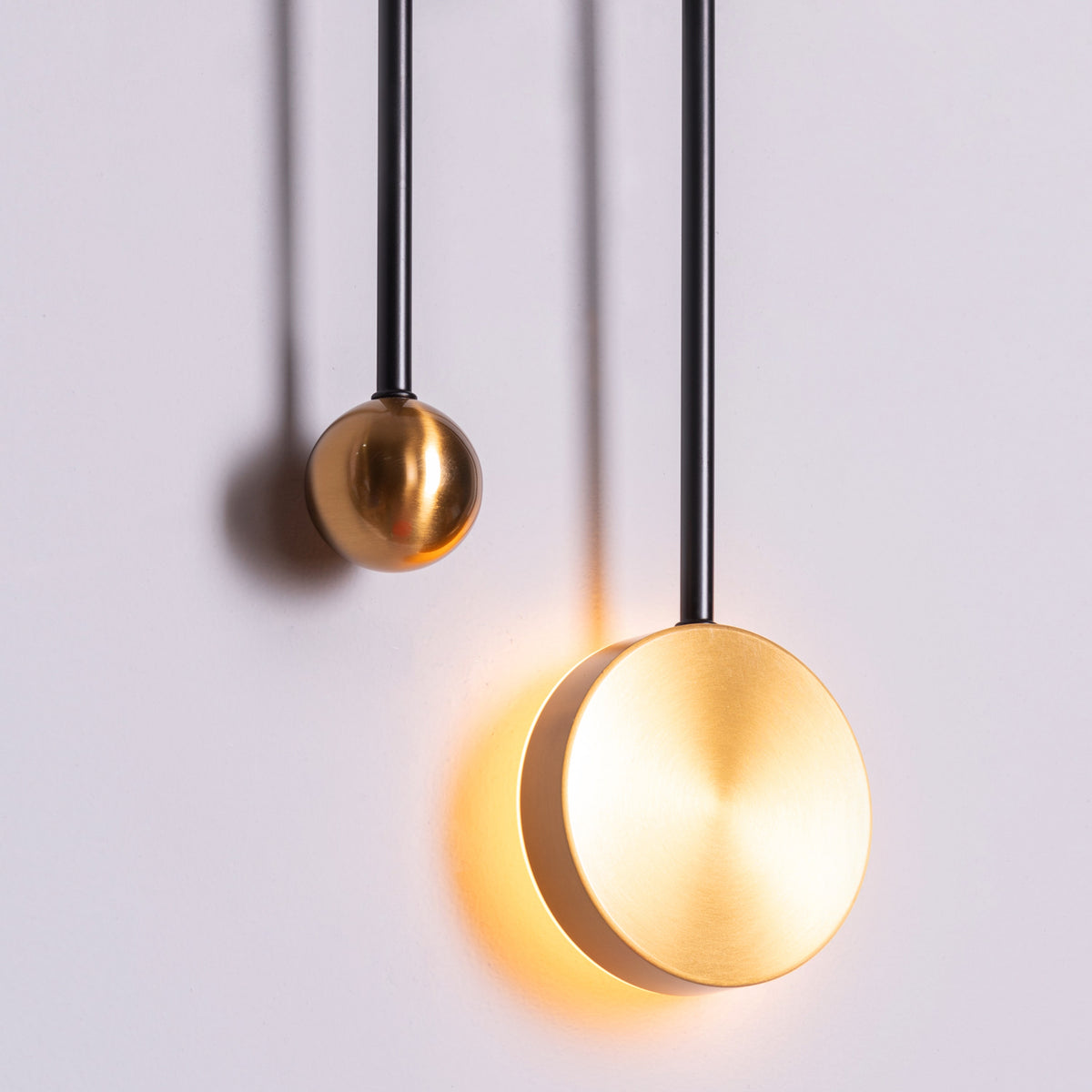 New Season (Black, Built-In LED) Wall Light
