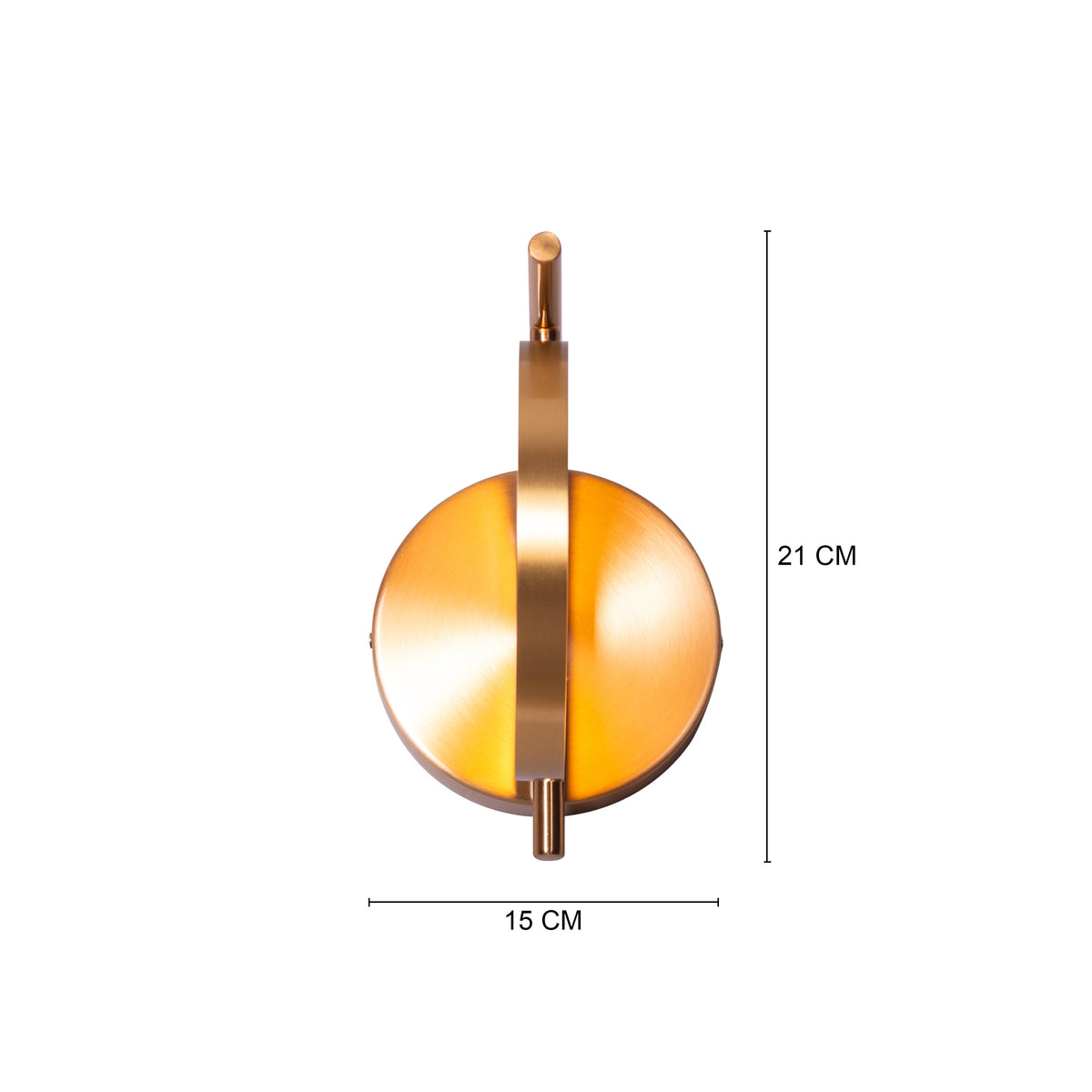 Taste Of Honey (Gold, Built-In LED) Wall Light