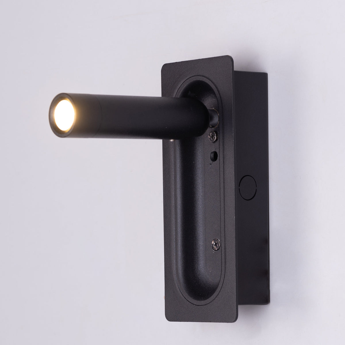 Stay With Me (Black, Built-In LED) Wall Light
