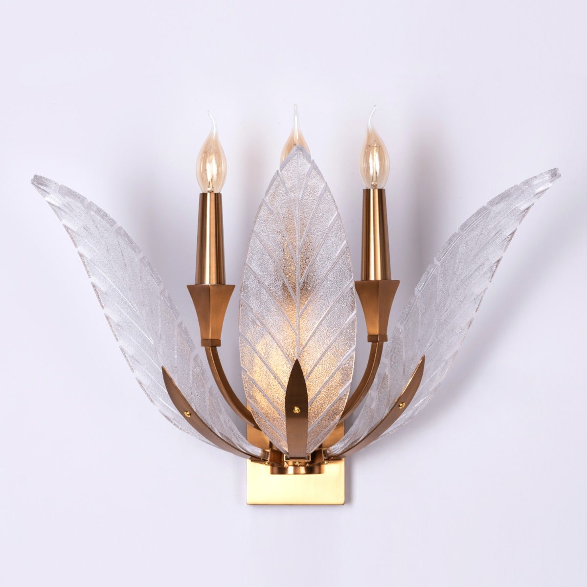 Trance (Medium, Gold) Glass Wall Light