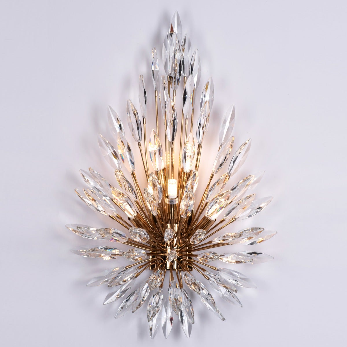 Jewel Of My Heart (Gold) Crystal Wall Light
