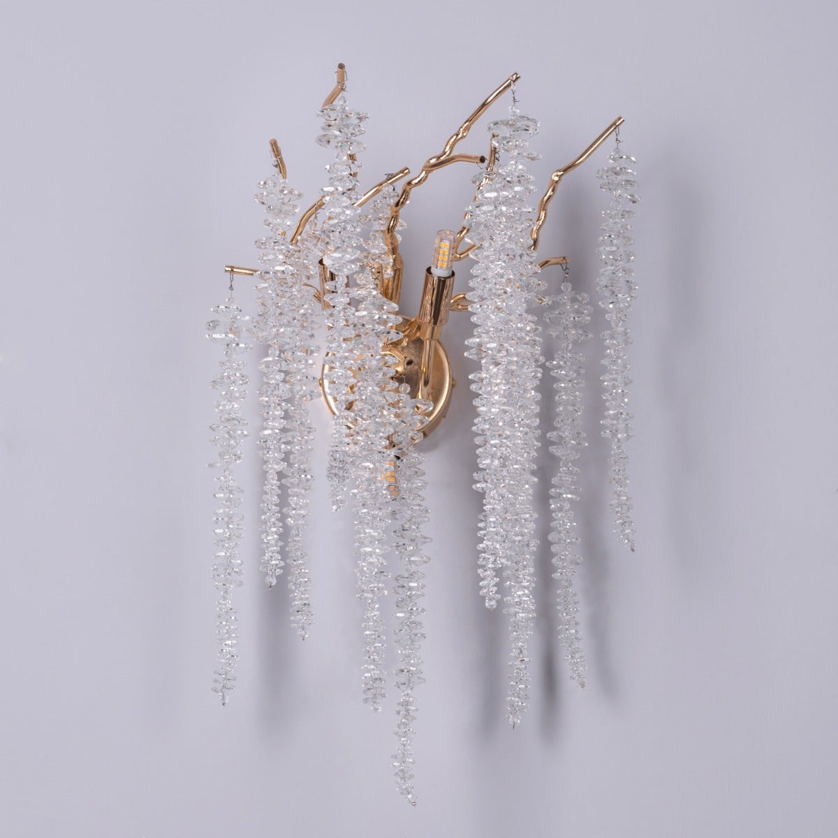 Up With The Fairies (Gold) Crystal Wall Light