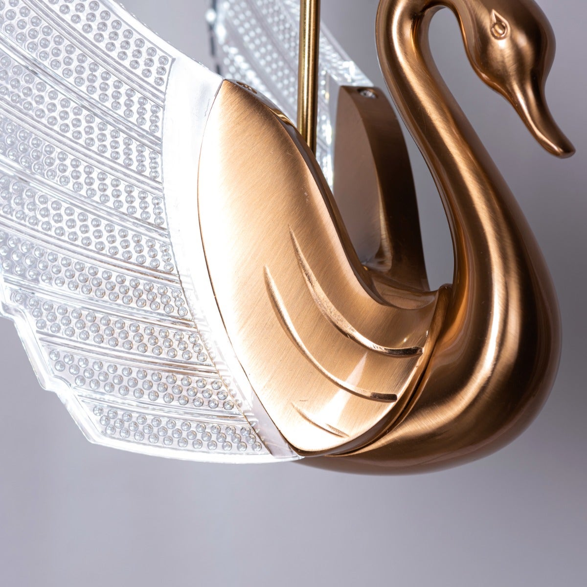Two Birds One Throne (Gold, Dimmable LED with Remote Control) Wall Light